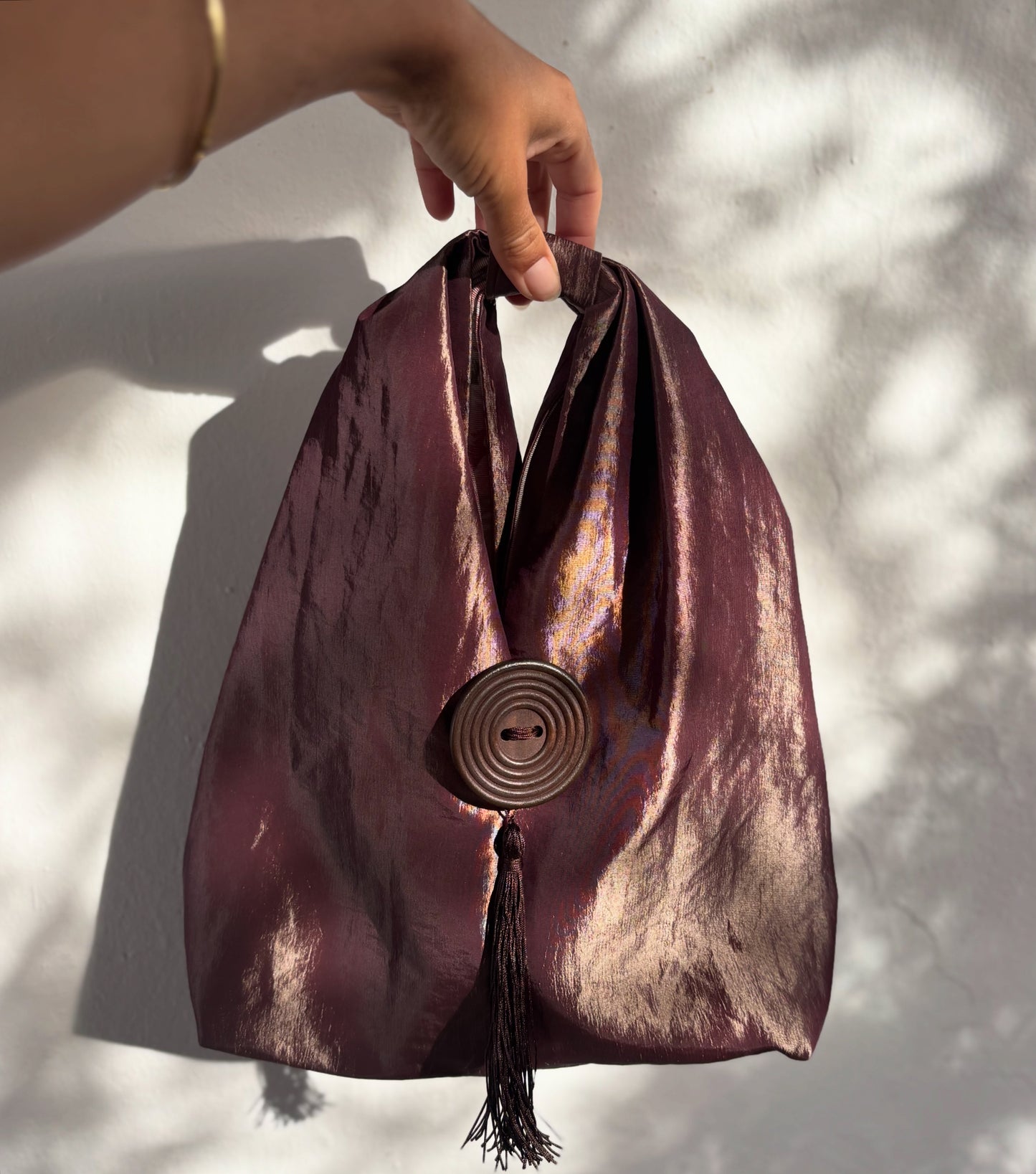 Silk Taffeta Hobo